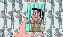 低头族漫画,现代生活的缩影与反思